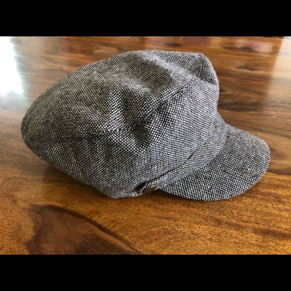 3/$20-Brown and White tweed hat